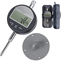 Neoteck Indicador Digital 0.01-0.0005 Calibre Digital Indicador de Sonda Digital Fracciones-Pulgadas-Métrico Rango 0…